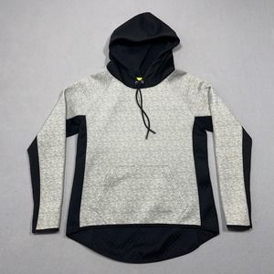 Victoria Secret VSX Sport Hoodie Women Size XS Pullover Heatherered Gray Black